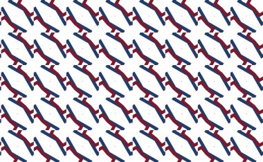 Geometrik şekilli kusursuz desen vektör çizimi