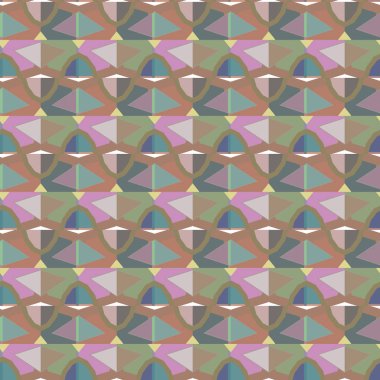 Modern geometrik vektör tasarımı, kusursuz desen çizimi