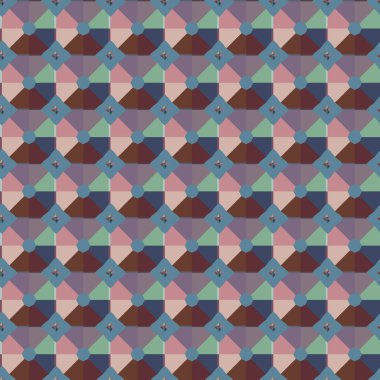 Modern geometrik vektör tasarımı, kusursuz desen çizimi