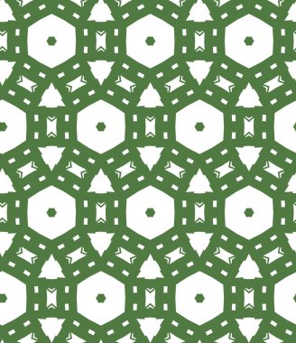 Modern geometrik vektör tasarımı, kusursuz desen çizimi