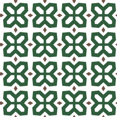 Modern geometrik vektör tasarımı, kusursuz desen çizimi