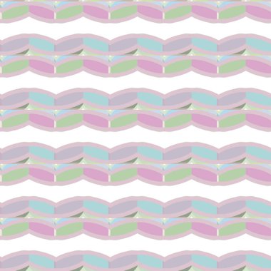 Modern geometrik vektör tasarımı, kusursuz desen çizimi