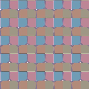 Modern geometrik vektör tasarımı, kusursuz desen çizimi