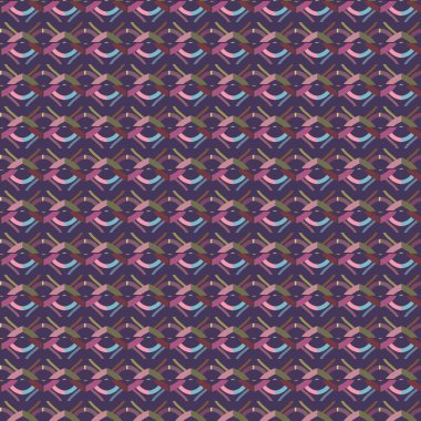 Modern geometrik vektör tasarımı, kusursuz desen çizimi