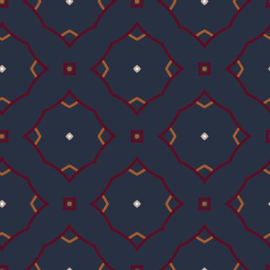 Modern geometrik vektör tasarımı, kusursuz desen çizimi