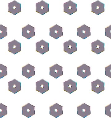 geometrik süsleme biçiminde kusursuz vektör deseni