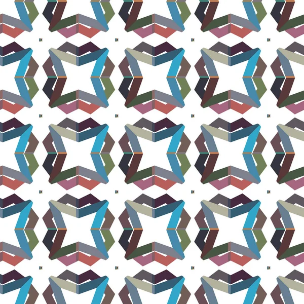 Abstrakte Hintergrundstruktur Geometrischen Ornamentalen Stil Nahtloses Designmuster — Stockvektor