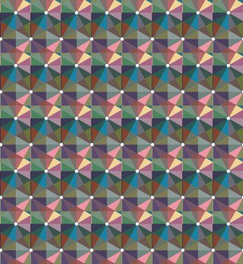 Modern geometrik vektör tasarımı, kusursuz desen çizimi