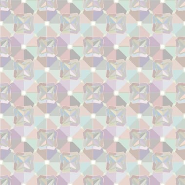 geometrik süsleme biçiminde kusursuz vektör deseni