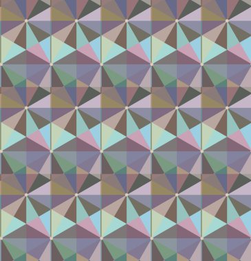 geometrik süsleme biçiminde kusursuz vektör deseni