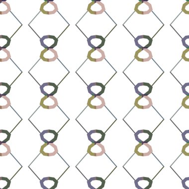 Soyut geometrik şablonun vektör çizimi