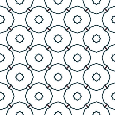 Modern geometrik vektör tasarımı, kusursuz desen çizimi