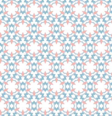 geometrik süsleme biçiminde kusursuz vektör deseni