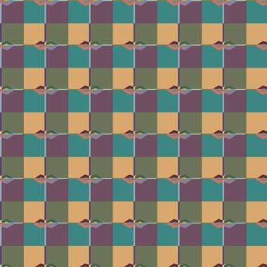 Modern geometrik vektör tasarımı, kusursuz desen çizimi