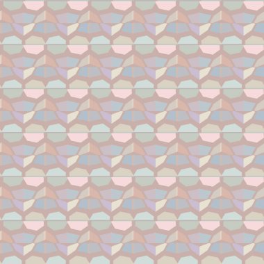 Modern geometrik vektör tasarımı, kusursuz desen çizimi