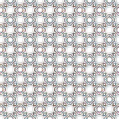 Modern geometrik vektör tasarımı, kusursuz desen çizimi