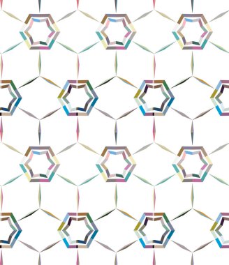 Soyut geometrik şablonun vektör çizimi