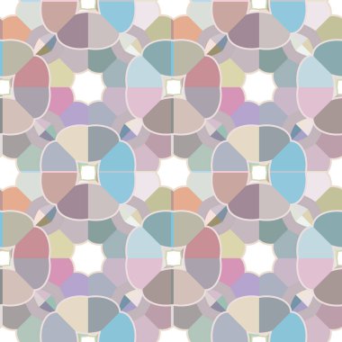 Modern geometrik vektör tasarımı, kusursuz desen çizimi