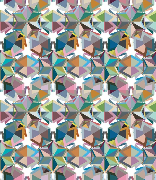 Abstrakte Hintergrundstruktur Geometrischen Ornamentalen Stil Nahtloses Designmuster — Stockvektor