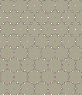 Modern geometrik vektör tasarımı, kusursuz desen çizimi