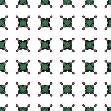 Modern geometrik vektör tasarımı, kusursuz desen çizimi