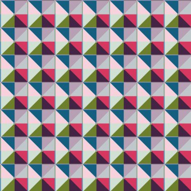 Modern geometrik vektör tasarımı, kusursuz desen çizimi