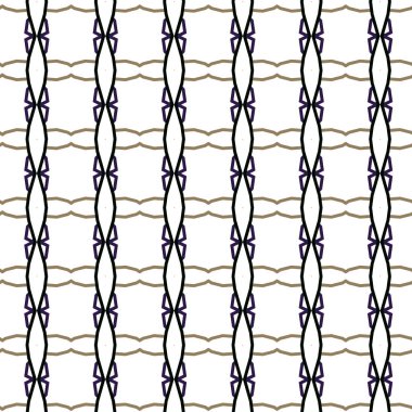 Geometrik şekilli kusursuz desen vektör çizimi