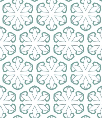 Modern geometrik vektör tasarımı, kusursuz desen çizimi