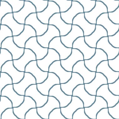 Modern geometrik vektör tasarımı, kusursuz desen çizimi