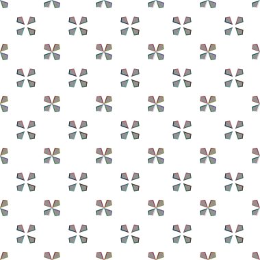 Modern geometrik vektör tasarımı, kusursuz desen çizimi