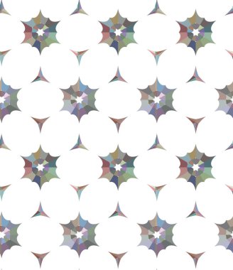 Modern geometrik vektör tasarımı, kusursuz desen çizimi