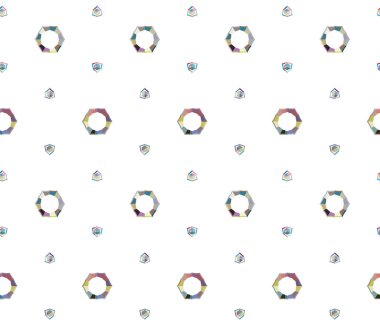 soyut kaleydoskop kumaş dikişsiz arkaplan, vektör illüstrasyonu 