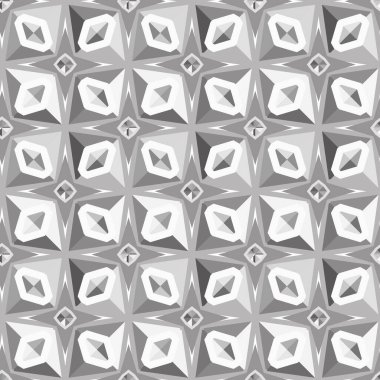 Modern geometrik vektör tasarımı, kusursuz desen çizimi