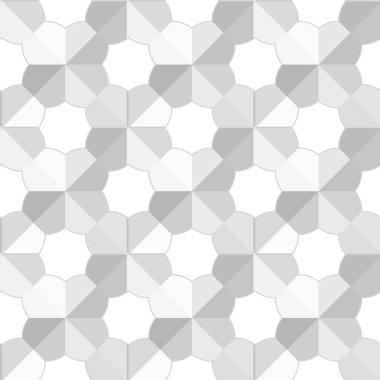 Geometrik vektörsüz desen tasarımı, modern biçim illüstrasyonu