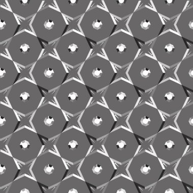 Modern geometrik vektör tasarımı, kusursuz desen çizimi