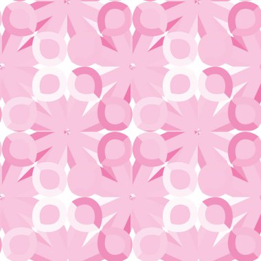 Geometrik vektörsüz desen tasarımı, modern biçim illüstrasyonu