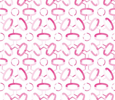 Modern geometrik vektör tasarımı, kusursuz desen çizimi