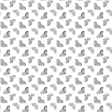 Geometrik vektörsüz desen tasarımı, modern biçim illüstrasyonu