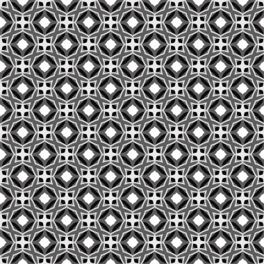 Modern geometrik vektör tasarımı, kusursuz desen çizimi