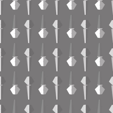 Modern geometrik vektör tasarımı, kusursuz desen çizimi