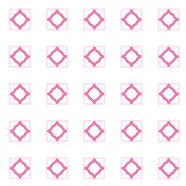 Modern geometrik vektör tasarımı, kusursuz desen çizimi