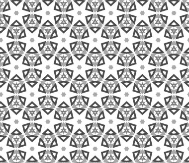 Geometrik vektörsüz desen tasarımı, modern biçim illüstrasyonu