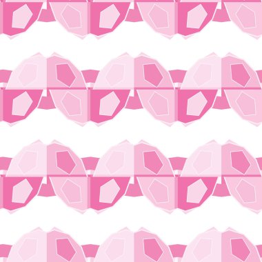 Geometrik vektörsüz desen tasarımı, modern biçim illüstrasyonu