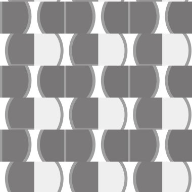 Modern geometrik vektör tasarımı, kusursuz desen çizimi