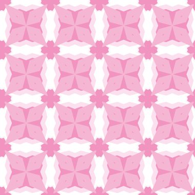 Modern geometrik vektör tasarımı, kusursuz desen çizimi