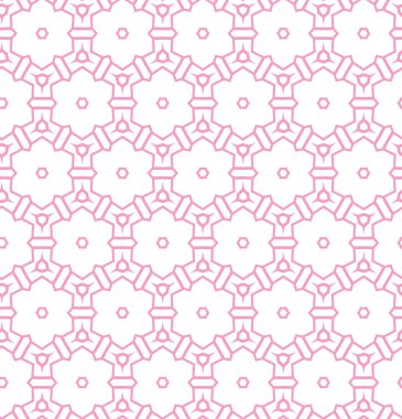 Modern geometrik vektör tasarımı, kusursuz desen çizimi