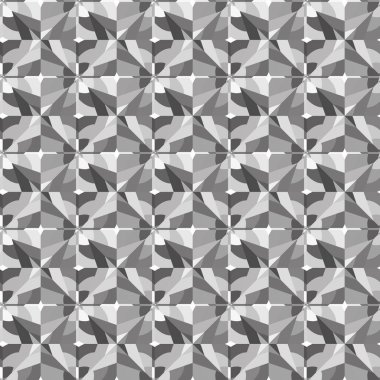 Geometrik vektörsüz desen tasarımı, modern biçim illüstrasyonu