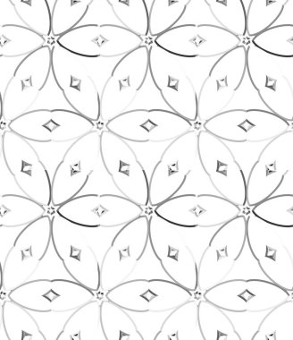 Modern geometrik vektör tasarımı, kusursuz desen çizimi