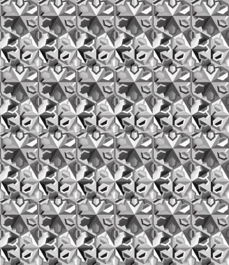 Kusursuz geometrik süslemeli vektör deseni