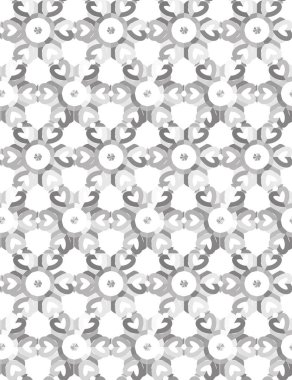 Geometrik vektörsüz desen tasarımı, modern biçim illüstrasyonu